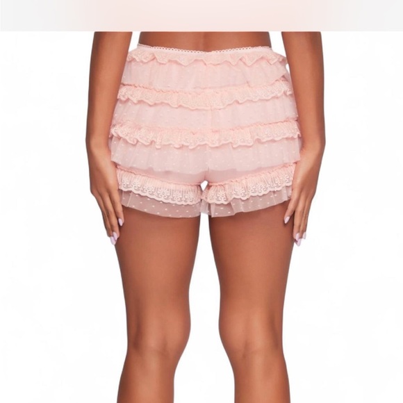 Lace Ruffle Shorts - Picture 3 of 5
